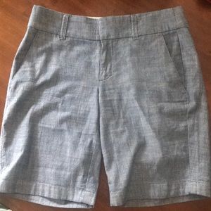 J. Crew chambray Bermuda shorts